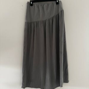 Free People Gray Maxi Skirt